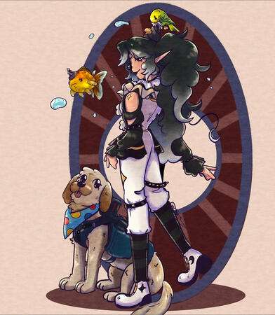 &quot;Untitled&quot;- commission illustration