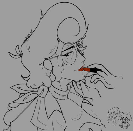 &quot;A Dash of Lip Stick&quot;- Moot fanart