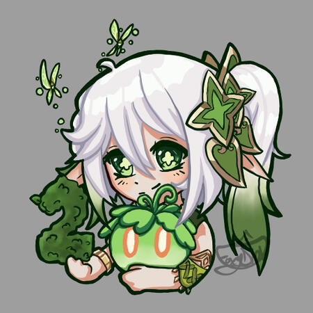 &quot;Genshin Second Anversity&quot;- Nahida: contest piece (HoYoLabs)