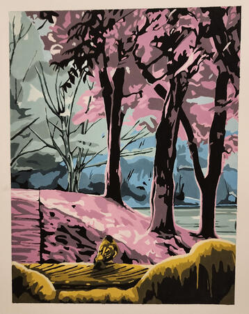 "New Nature"- gouache