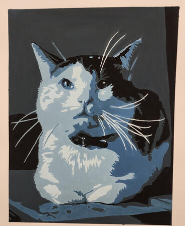 Mystery- gouache