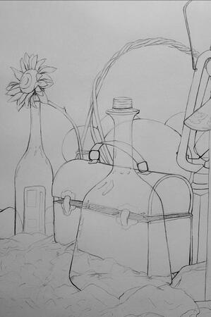 pencil- Still life